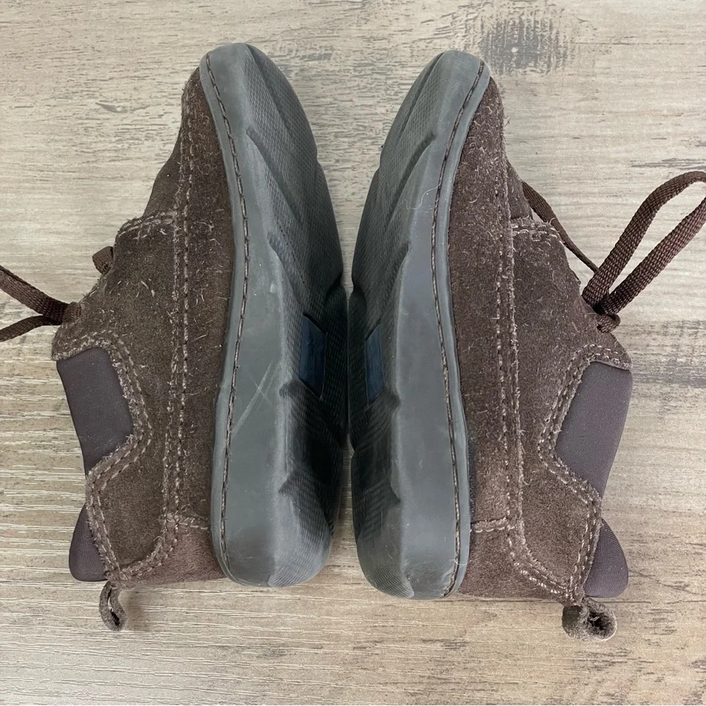 Baby Gap‎ Toddler sz 5 Brown Suede Leather Lace Up Shoes